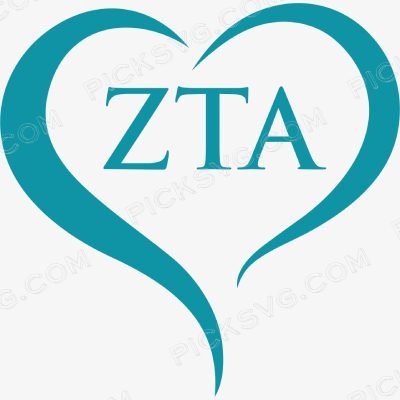 Love zeta tau alpha Love Zeta Tau Alpha Svg - Fraternity Sorority