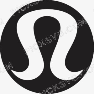 Lululemon Black Svg - Brands Logos SVG