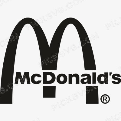 McDonalds Black McDonalds Black Svg - Brands Logos SVG