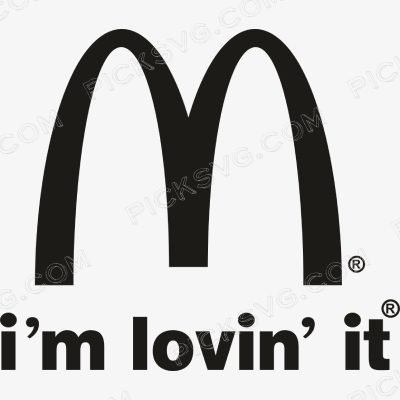 McDonalds I m Lovin it Black Logo McDonalds I m Lovin it Black Logo Svg - Brands Logos SVG