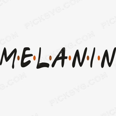 Melanin Letter Melanin Letter Svg - Miscellaneous SVG
