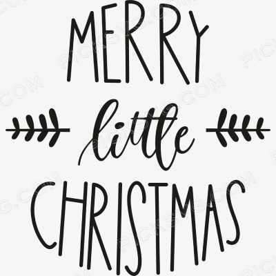 Merry Little Christmas Merry Little Christmas Svg - Miscellaneous SVG