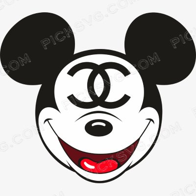 Mickey Head Chanel Svg Mickey Head Chanel Svg - Chanel Logos Svg