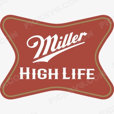 Miller HighLife Miller HighLife Svg - Brands Logos SVG