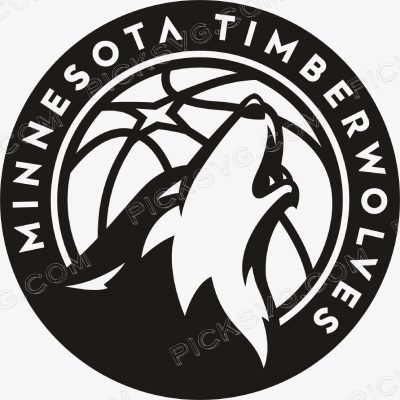 Minnesota Timberwolves Black Minnesota Timberwolves Black Svg - Sports Logos