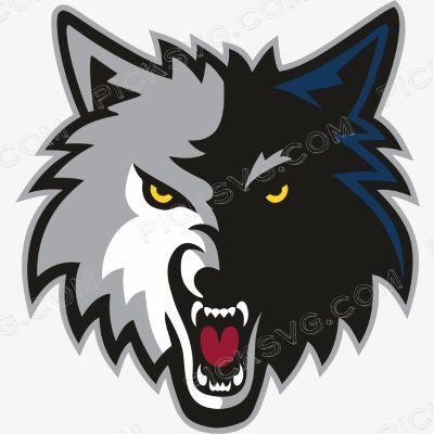 Minnesota Timberwolves Wolf Face Minnesota Timberwolves Wolf Face Svg - Sports Logos