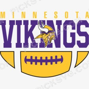 Minnesota Vikings Ball Logo Svg - Sports Logos