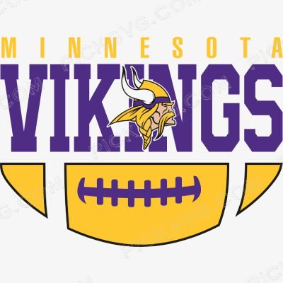 Minnesota Vikings Ball Logo Svg - Sports Logos