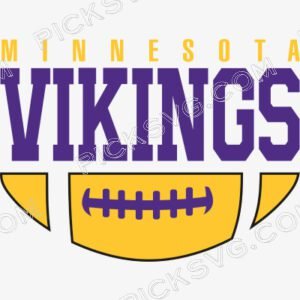 Minnesota Vikings Ball Svg - Sports Logos