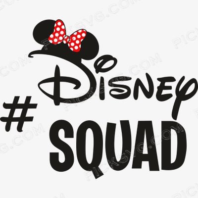 Minnie Mouse Disney Squad Minnie Mouse Disney Squad Svg - Cartoon Characters Svg