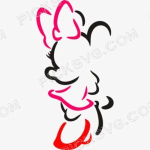 Minnie Mouse Outline