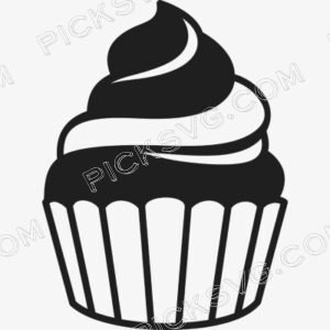 Muffin Cake Black