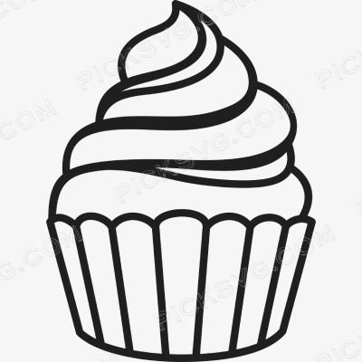 Muffin Cake Muffin Cake Svg - Miscellaneous SVG