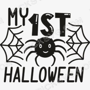 My 1st Halloween Spider Svg - Cartoon Characters Svg