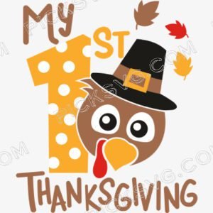 My 1st Thanksgiving Svg