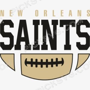 New Orleans Saints Ball Svg - Sports Logos