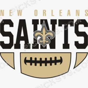 New Orleans Saints Ball Logo Svg - Sports Logos