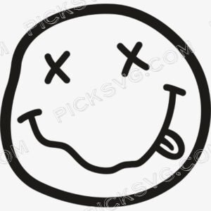 Nirvana Black Face Svg - Miscellaneous SVG