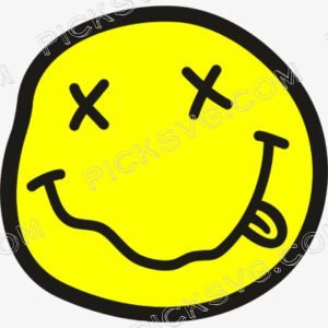 Nirvana Face Svg - Miscellaneous SVG