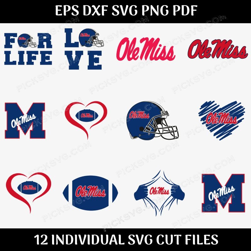 Ole Miss Bundle Svg - Design Bundle SVG