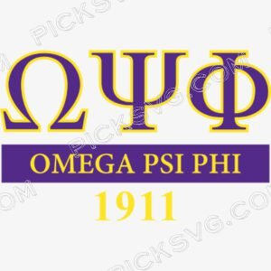 Omega Psi Phi 1911 Logo Svg - Fraternity Sorority