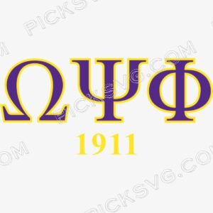 Omega Psi Phi 1911 Svg - Fraternity Sorority