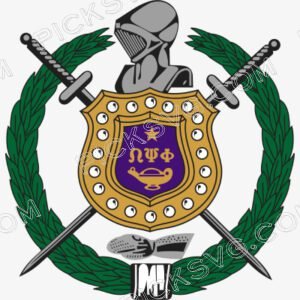 Omega Psi Phi Fraternity Crest Svg - Fraternity Sorority