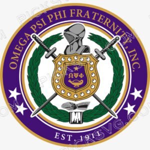 Omega Psi Phi Fraternity inc Est 1911 Svg - Fraternity Sorority
