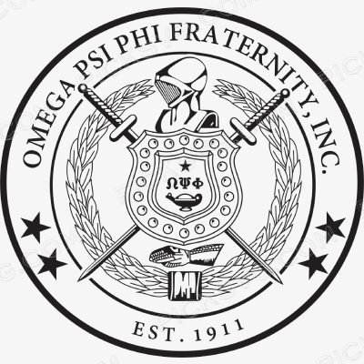 Omega Psi Phi Fraternity inc Est 1911 Black New Omega Psi Phi Fraternity inc Est 1911 Black Svg - Fraternity Sorority