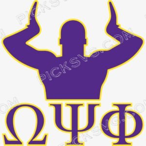 Omega Psi Phi Man Svg - Fraternity Sorority