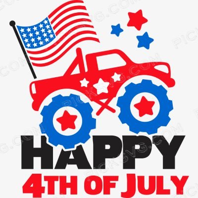Patriotic Monster Truck American Flag Patriotic Monster Truck American Flag Svg - Patriotic And Flags