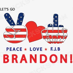 Patriotic Veteran Skull Svg 3 Lets Go Brandon Peace Love Fjb Svg - Patriotic And Flags