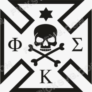 Phi Kappa Sigma Skull Svg - Fraternity Sorority