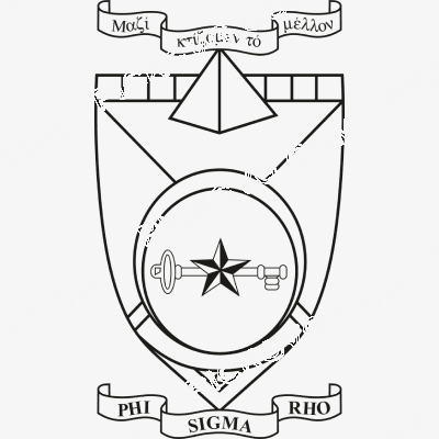 Phi Sigma Rho Black crest Phi Sigma Rho Black Crest Svg - Fraternity Sorority