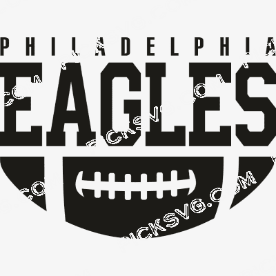 Philadelphia Eagles Ball Black Philadelphia Eagles Ball Black Svg - Sports Logos