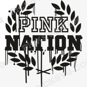 Pink Nation Svg - Fraternity Sorority