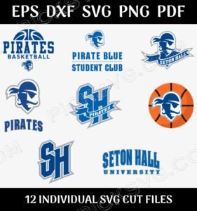 Pirates Seton Hall Bundle Svg - Design Bundle SVG