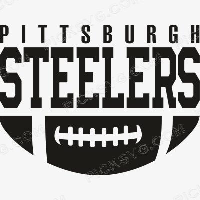 Pittsburgh Steelers Ball Black 1 Pittsburgh Steelers Ball Black Svg - Sports Logos