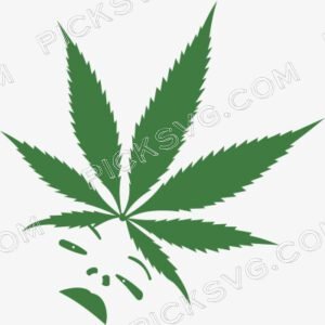 Pot Leaf Face Svg - Miscellaneous SVG