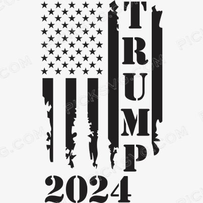 President Trump 2024 1 President Trump 2024 Svg - Patriotic And Flags