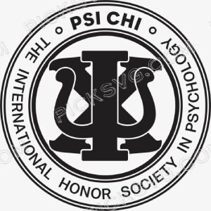 Psi Chi Circle Logo Black Svg - Fraternity Sorority