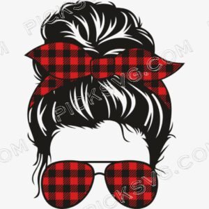 Red Plaid Buffalo Plaid Mom Svg - Miscellaneous SVG