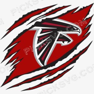 Ripped Atlanta Falcons Logo Svg - Sports Logos