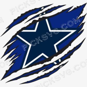 Ripped Dallas Cowboys Logo Svg - Sports Logos