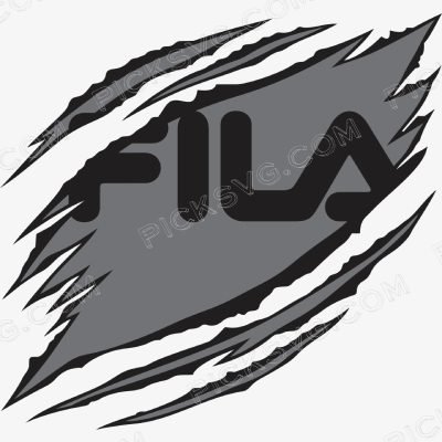 Ripped Fila Ripped Fila Svg - Fashion Brands SVG