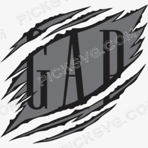 Ripped Gap Svg - Fashion Brands SVG