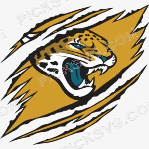 Ripped Jacksonville Jaguars Logo Svg - Sports Logos