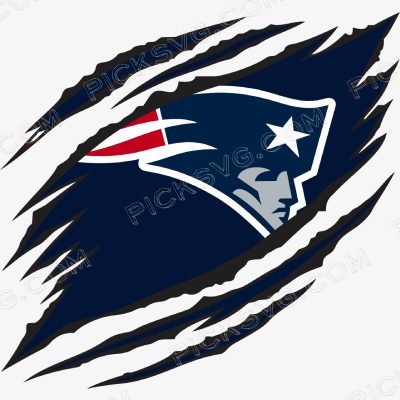 Ripped New England Patriots logo Ripped New England Patriots Logo Svg - Sports Logos