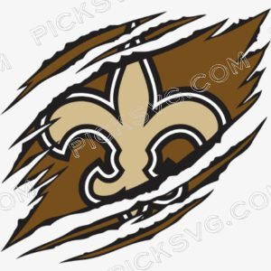 Ripped New Orleans Saints Logo Svg - Sports Logos