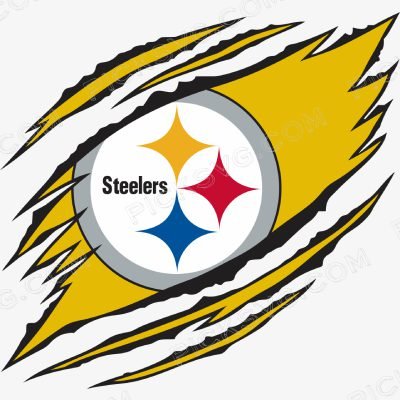 Ripped Pittsburgh Steelers Ripped Pittsburgh Steelers Logo Svg - Sports Logos
